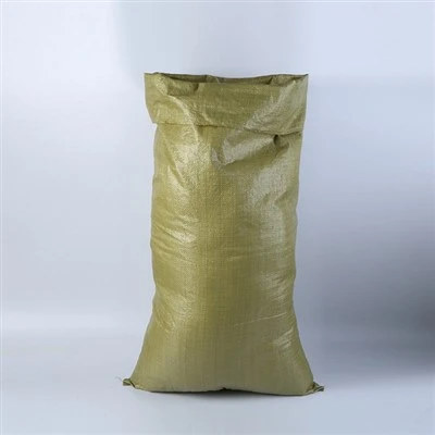 Bolsas tejidas de PP de color amarillo oscuro