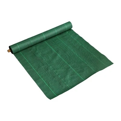 Rollo de tela verde no perforado para el control de malezas