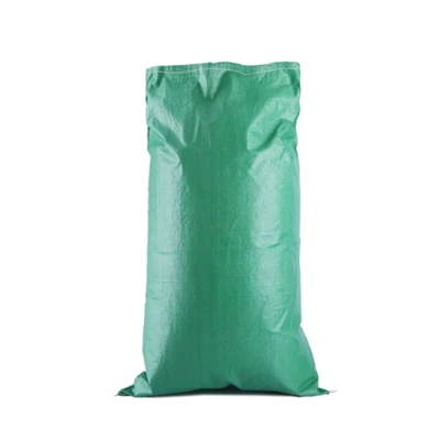 Bolsa tejida de PP verde